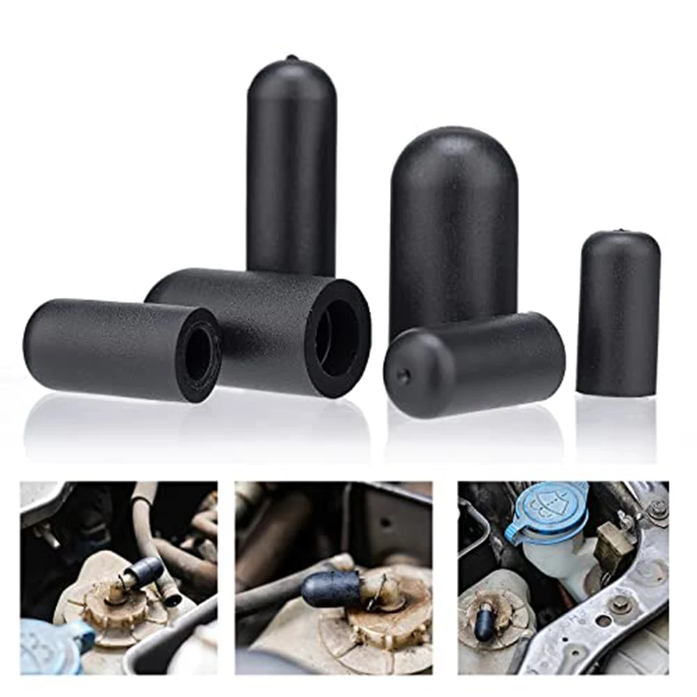 105 PCS Rubber Vacuum Cap Plug Kit Assorted Vacuum Plugs Hose End Cap Modern High Quality Rubber Vacuum Wire Cap Accessories ﻿