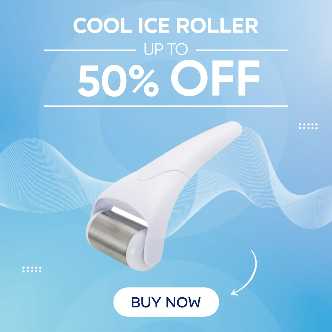 

Ice Roller Massage Device Comfortable Cool and Relieves Fatigue Suitable For Whole Body To Tighten Skin, Skin Lifting Firming