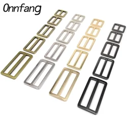 16-50mm Metal High Quality Thickened for Bag Strap Slider Tri Glide Adjuster Clasp Webbing Backpack Hooks Loops DIY Accessories