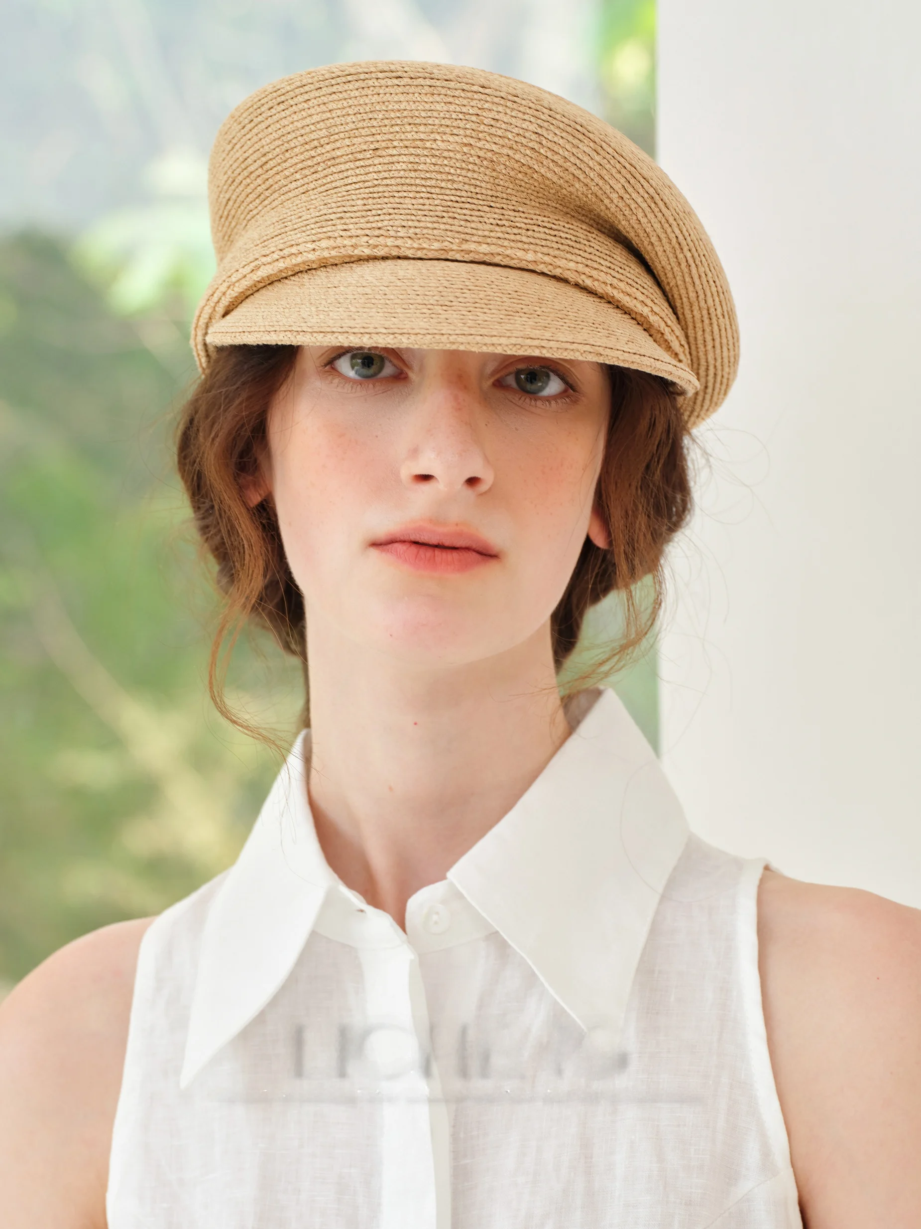 japanese-style-straw-weaving-riding-hat-breathable-sun-protection-youth-fashionable-duckbill-simple-newsboy-cap