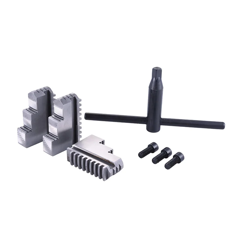 K11 125 Three-jaw Self-centering Chuck with Set The Globe, Three jaw chuck Positive Claw Against Claw Through Hole Chuck
