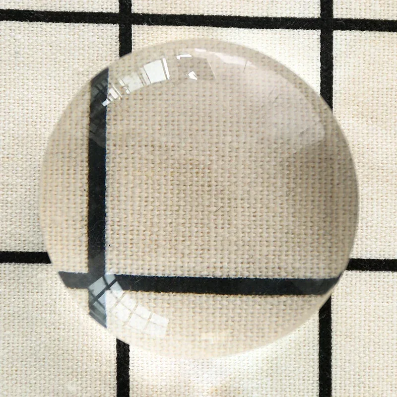 50mm Acrylic Magnifier,8X Paperweight Magnifying Glass Dome, Half Ball Sphere Lens For Photography,Decoration,Reading 아크릴 페이퍼 문진