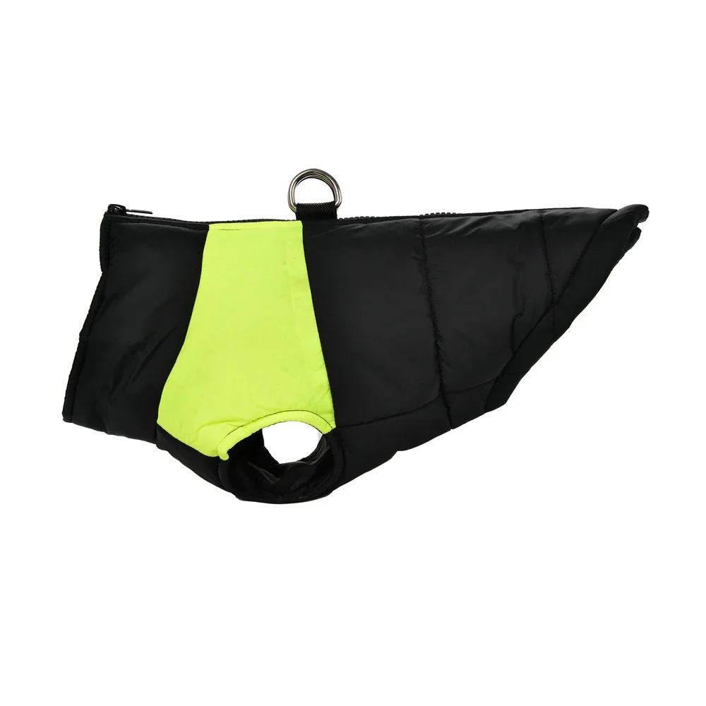 Warme Winter-Hundejacke für den Winter, gepolsterte Haustierweste, Mantel für kleine große Hunde, wasserdichte Haustierkleidung mit D-Ring, Golden Retriever – Detail 8