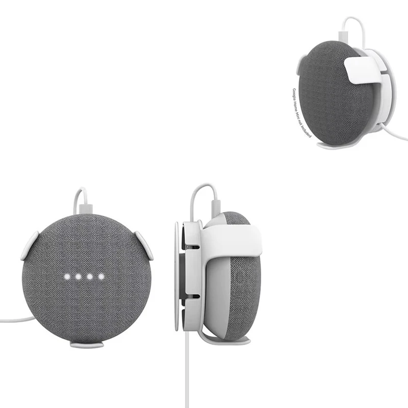 For Home Mini Wall Mount Bracket Holder for Home Mini Smart Speaker Cord Management Storage Hanger-A68X view 4