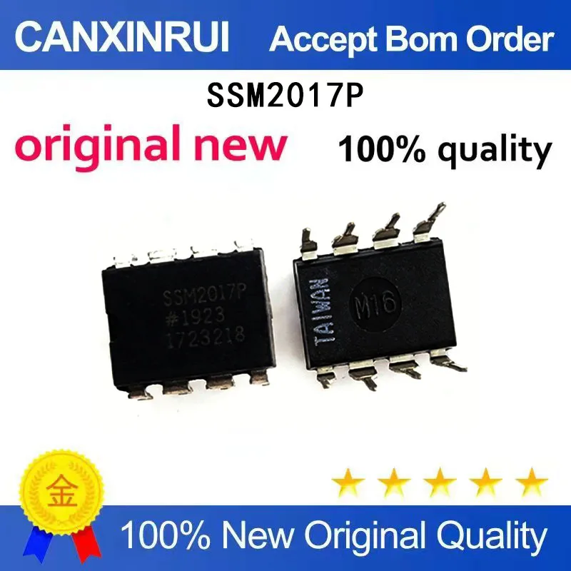 

（5-100 pieces）Fully equipped SSM2017P SSM2017 audio amplifier with DIP-8 chip IC inserted directly