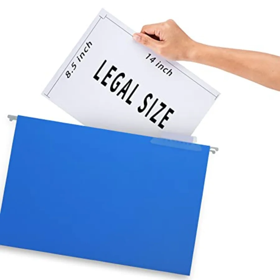 مجلدات الملفات المعلقة 30 عبوة من المجلدات المعلقة ذات الحجم القانوني المعزز مع توسيع 0 Ih شديد التحمل مصمم للملفات الضخمة Medi