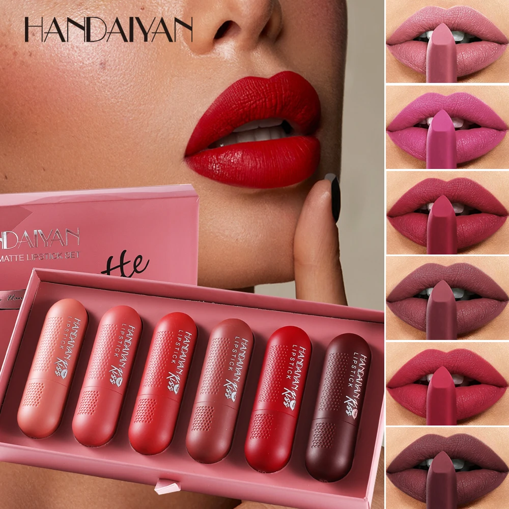 HANDAIYAN-pintalabios líquido para maquillaje, lápiz labial de larga duración, resistente al agua, terciopelo líquido, TTMMBI, Sexy