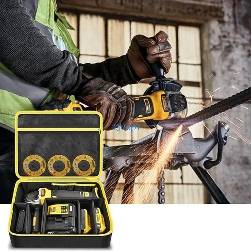 

E15A Portable Carrying Solution For Discs And Machine Parts Including Reinforced Handle And Secure Sections