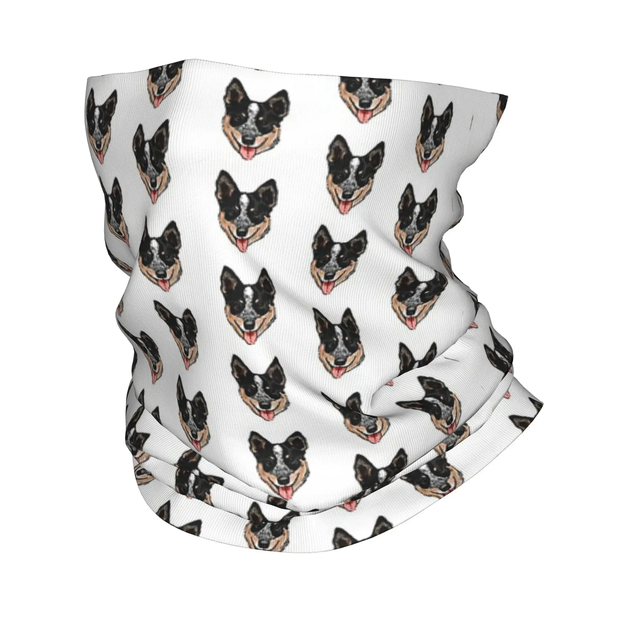 

Любитель австралийской крупного рогатого скота, синяя бандана Heeler Love, гетры с принтом, волшебный шарф, многофункциональная повязка на голову для бега для мужчин и женщин