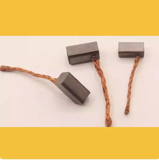 

100 шт. миниатюрных угольных щеток для автомобильных стеклоочистителей 5*5*10, 6*6*12.5, 7*8*18, полумедные