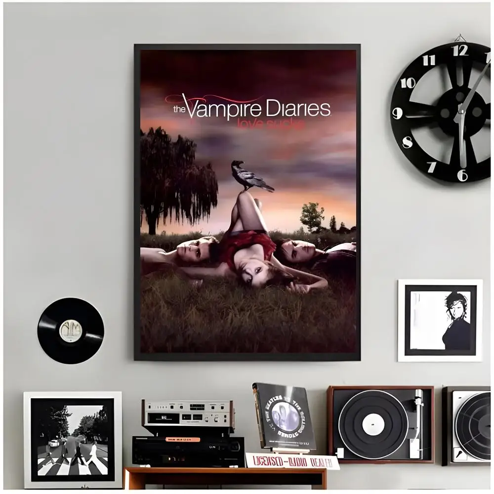 series fantasy T-The Vampire Diaries Poster Modern Wall Art Home Decor Living Room Decorative Print Unframed