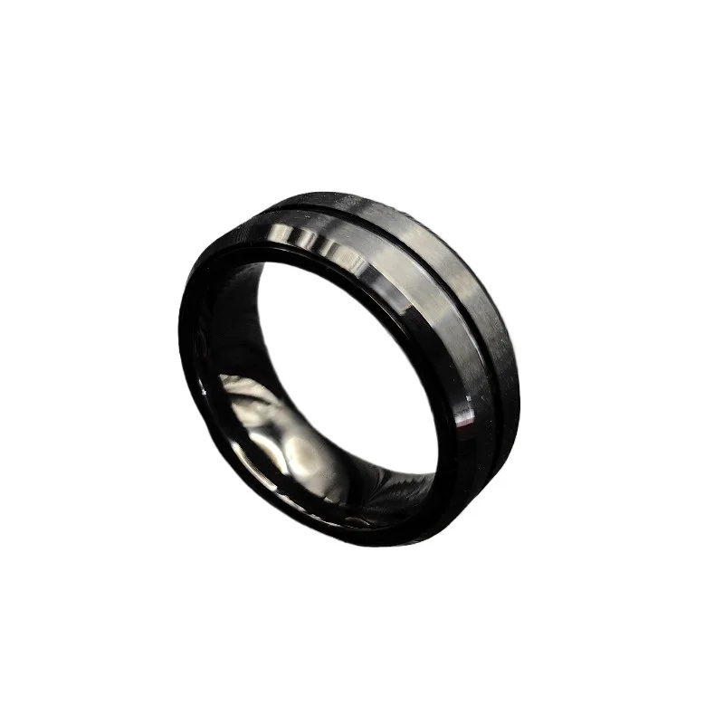 Giocattolo di decompressione esterno portatile con anello meccanico in metallo meccanico Edc a cricchetto in acciaio inossidabile