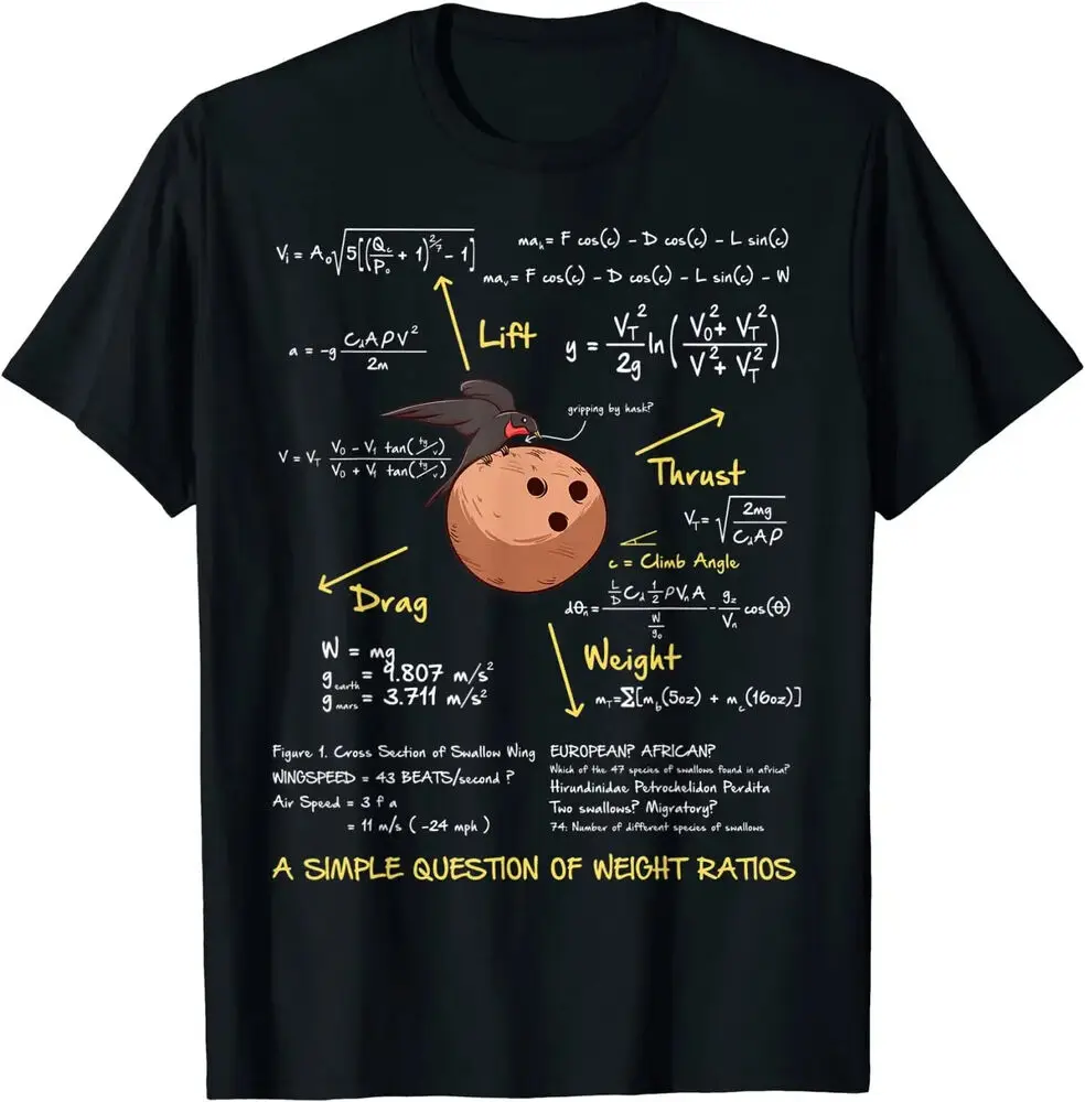 HOT Funny Graphic Birthday Gift  A Simple Question of Weight Ratios Math T-ShirtAnime Pattern Y2K Summer Brand