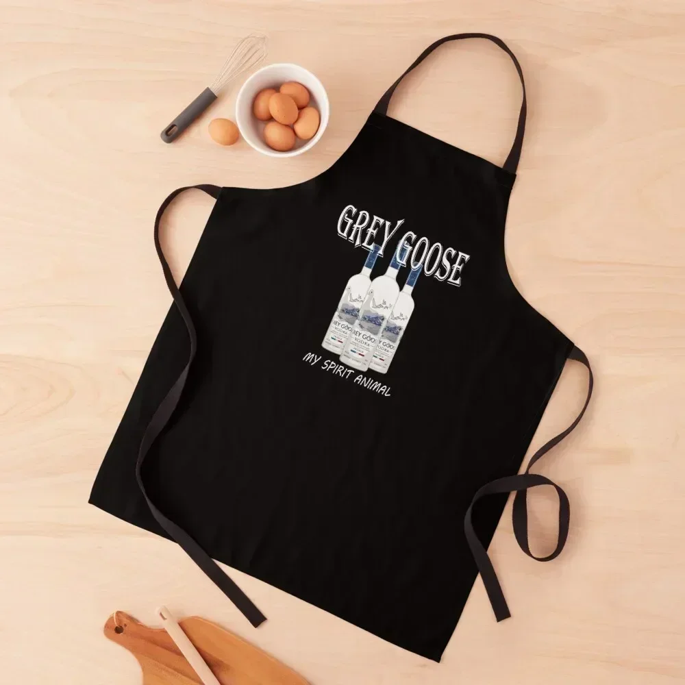 

Grey Goose My Spirit Animal Vodka | Funny Apron Women's Home Clothes Kitchen Supplies Idea Goods barber uniform Teacher Apron
