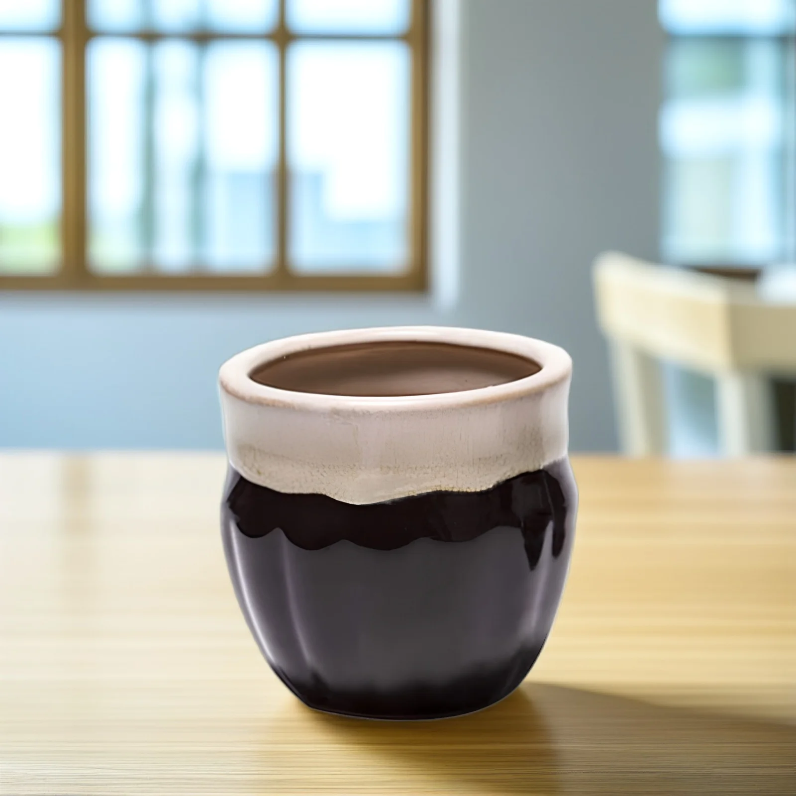 

6Pcs Ceramic Succulent Plant Pots Modern Small Colorful Flower Planters with Drainage Holes for Indoor Desktop Garden Plant