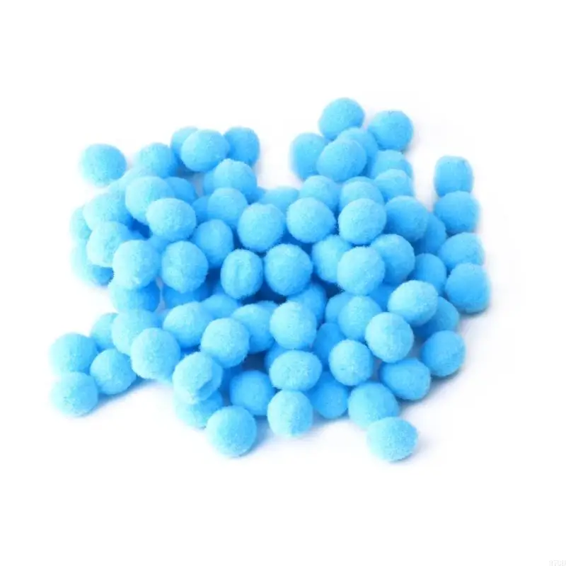 97QD 100pcs متعددة الأغراض بوم بومز جولة الكرات الصنع صنع الأدوات ديي