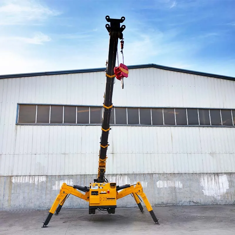 Mini Lifting Crane Crawler Spider Crane Small Crawler Crane Electric Spider Lifter Narrow Space Construction Customized Design