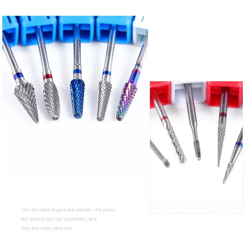 Manicure Tungsten Steel Polishing Head Nail Drill Bits Replacement Nail Polishing Head Polishing Head Pedicure Manicure Tools Fo