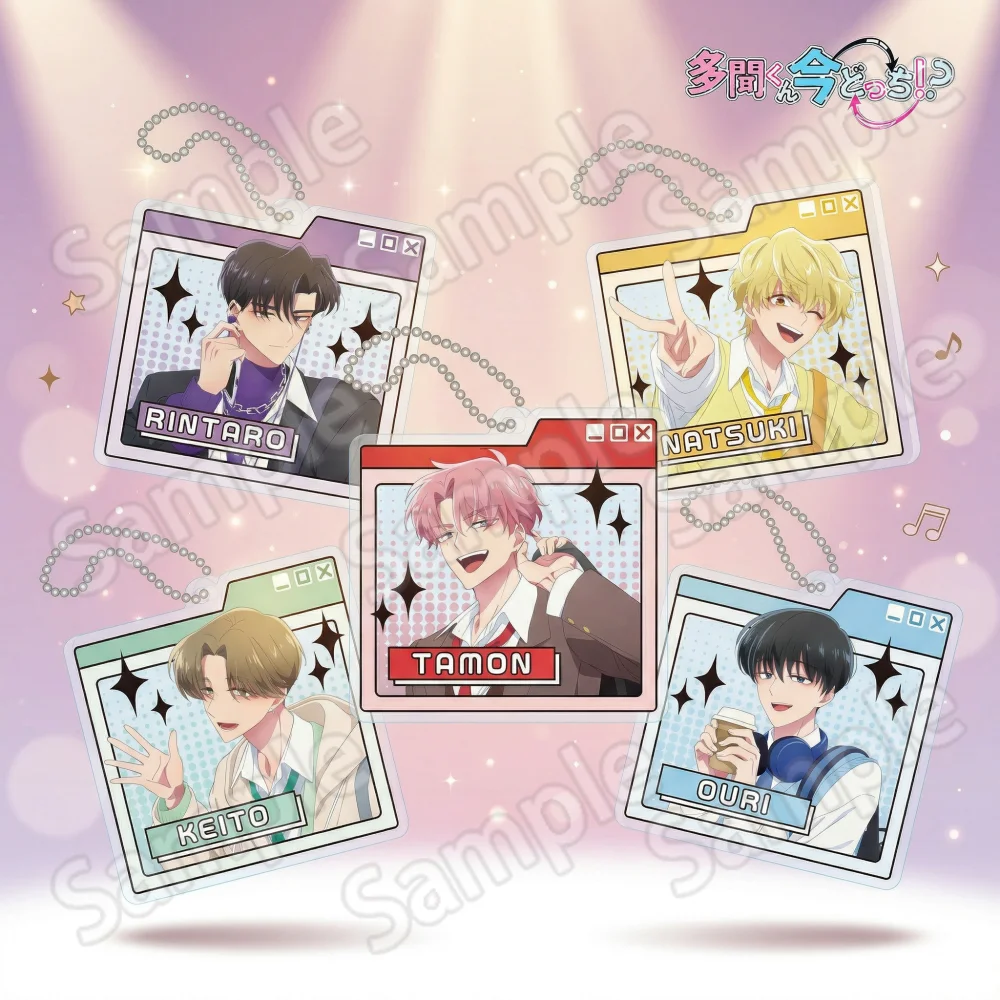 Акриловый-брелок-с-hd-печатью-по-аниме-tamon's-b-side-Тамон-Фукухара-Кейто-Тачибана-ламинированный-для-сумки-украшение-подарок