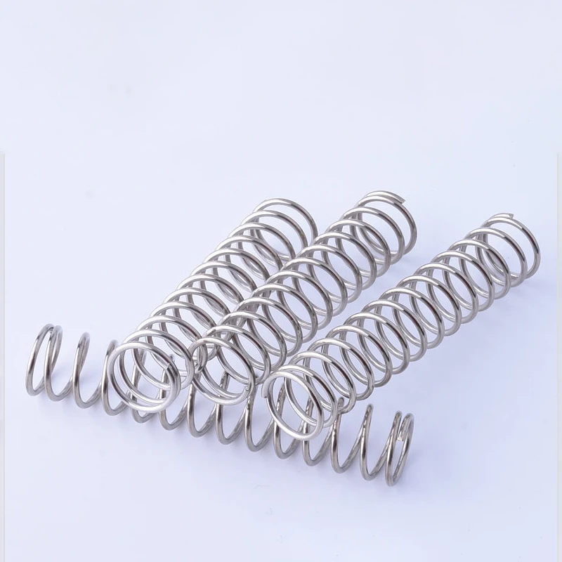 10Pcs Wire Dia 1.2/1.4mm 304 Stainless Steel Compression Spring Outer Dia 8-25mm Length 10-50mm Shock Absorption Return Spring