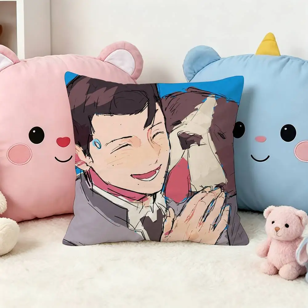 Detroit Become Human Square Pillow Case Multi Sizes For Car Home Bedroom Decor Custom Valentine Gifts