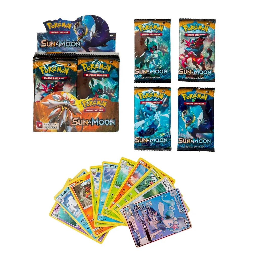 English Version Pokémon Card TCG: 324Pcs Scarlet & Violet Obsidian Flames Evolutions Booster Box Pokemon Cards 36 Pack Box Gifts