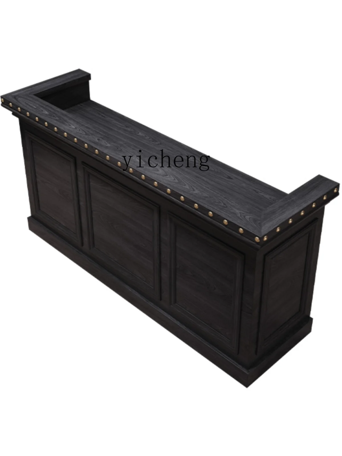 Tqh Vintage Industrial Style Cashier Bar Barber Shop Clothing Store Reception Desk