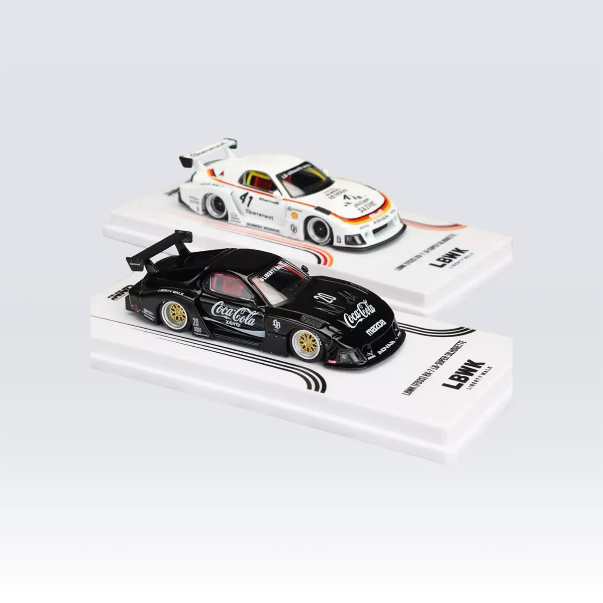 INNO In Stock 1:64 LBWK RX7 FD3S Super Silhouette Diecast Diorama Car Model Collection Miniature Toys
