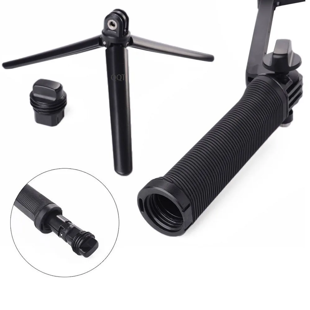 QQT GoPro accessories 3 way Impermeabile Monopiede Selfie Stick for Gopro Hero11 10 9 8 7 6 5 Sessione SJ4000 XiaoYi 4 K tripod