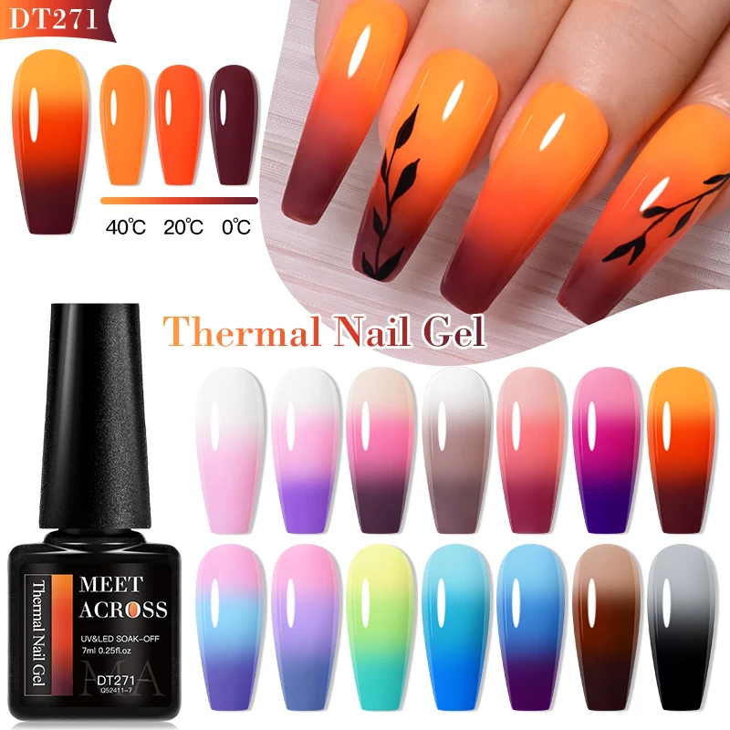Vernis à ongles Gel à 3 couleurs changeantes, 7ml de température, longue durée, 3 semaines d'usure, facile à tremper, pour Salon, maison, vernis de manucure à faire soi-même