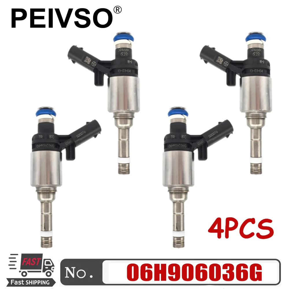 

4 шт./лот 06H906036G 0261500076 Топливные форсунки для VW GTI Tiguan AUDI A3 A4 A5 Q5 TT 2.0TSI