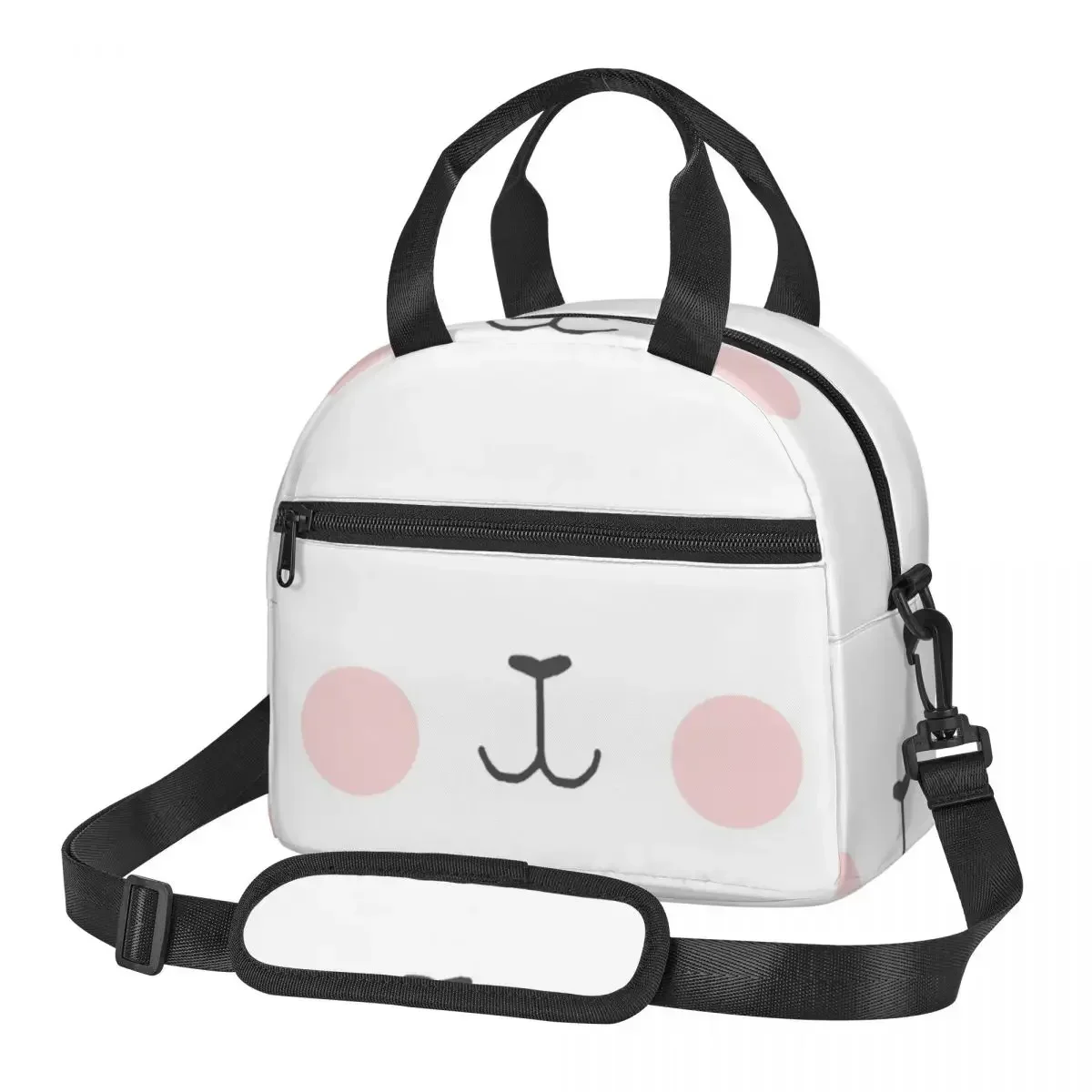 

Milk Bear And Mocha B Lunch Bags Insulated Bento Box Leakproof Lunch Tote Picnic Bags Thermal Bag for Woman Girl