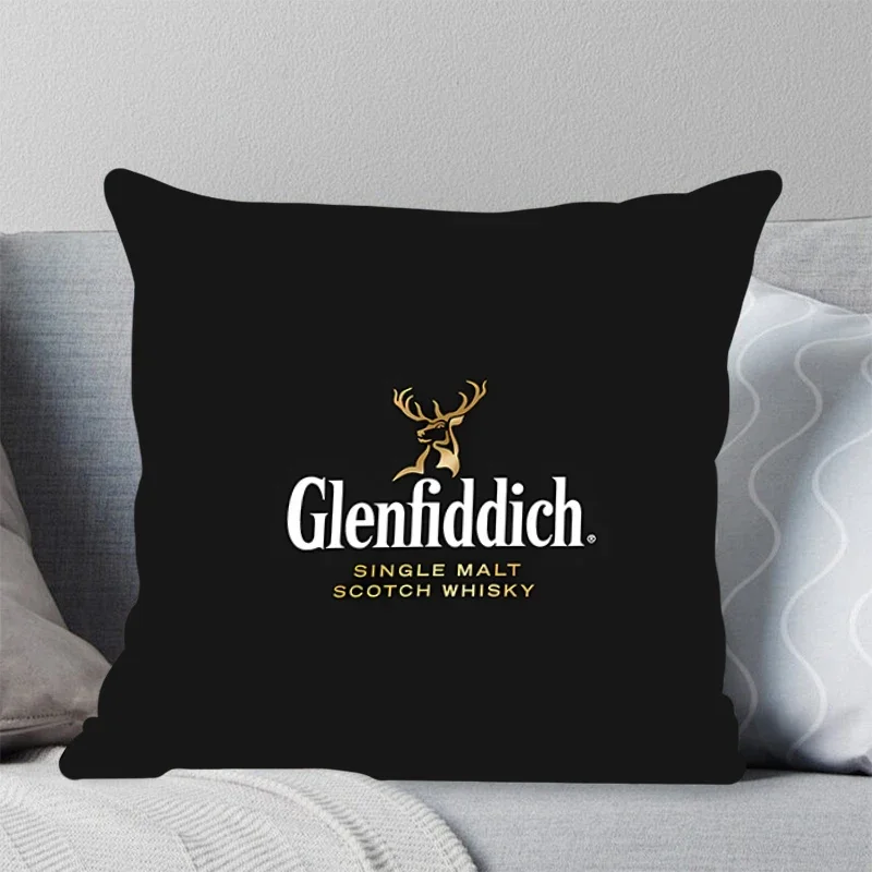 Comfortable pillow room bedroom office coffee shop car pillow living room The Glenfiddich pillowcase Whiskey brand Home Decor