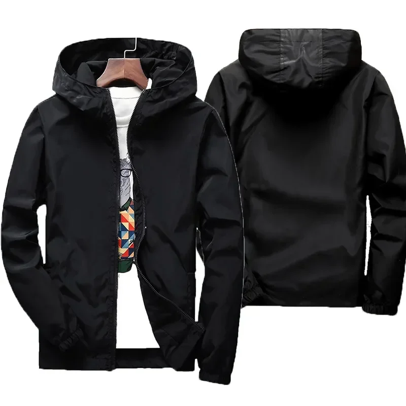 

Men's Hooded Jacket, Climbing Zipper Jacket, Travel Camp Out, Climbing, Spring & Fall, 2022