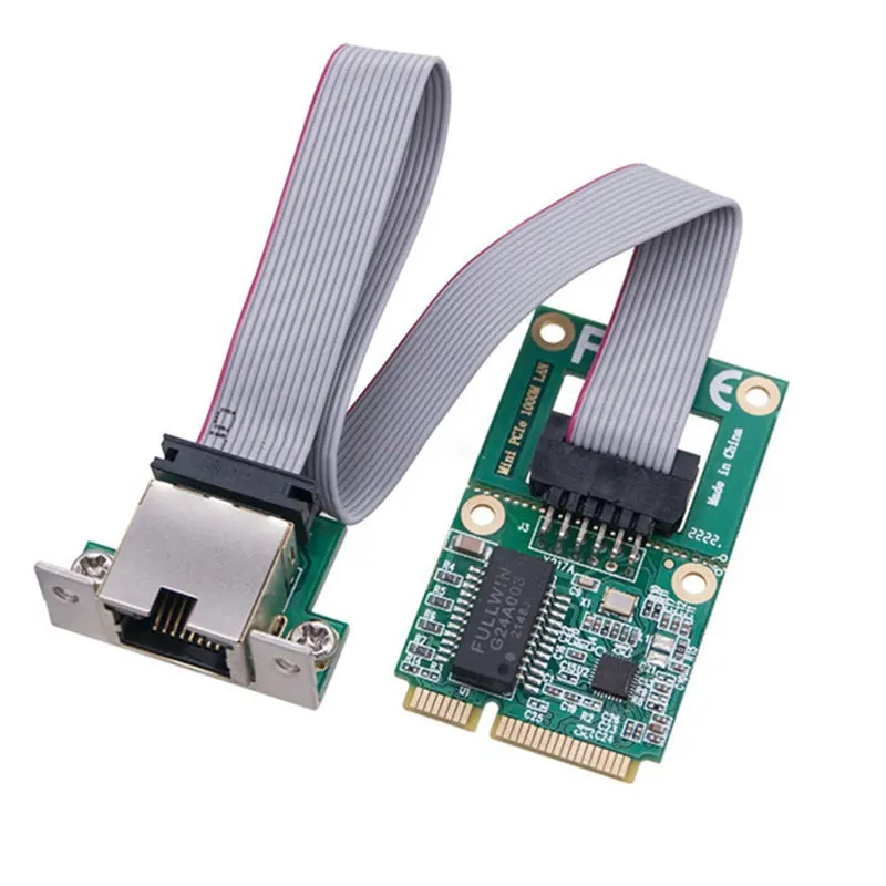 Factory price wholesale MPCIe Mini PCIe Gigabit Network Card Desktop Network Card 1000M Wired Network Card RTL8111H/F