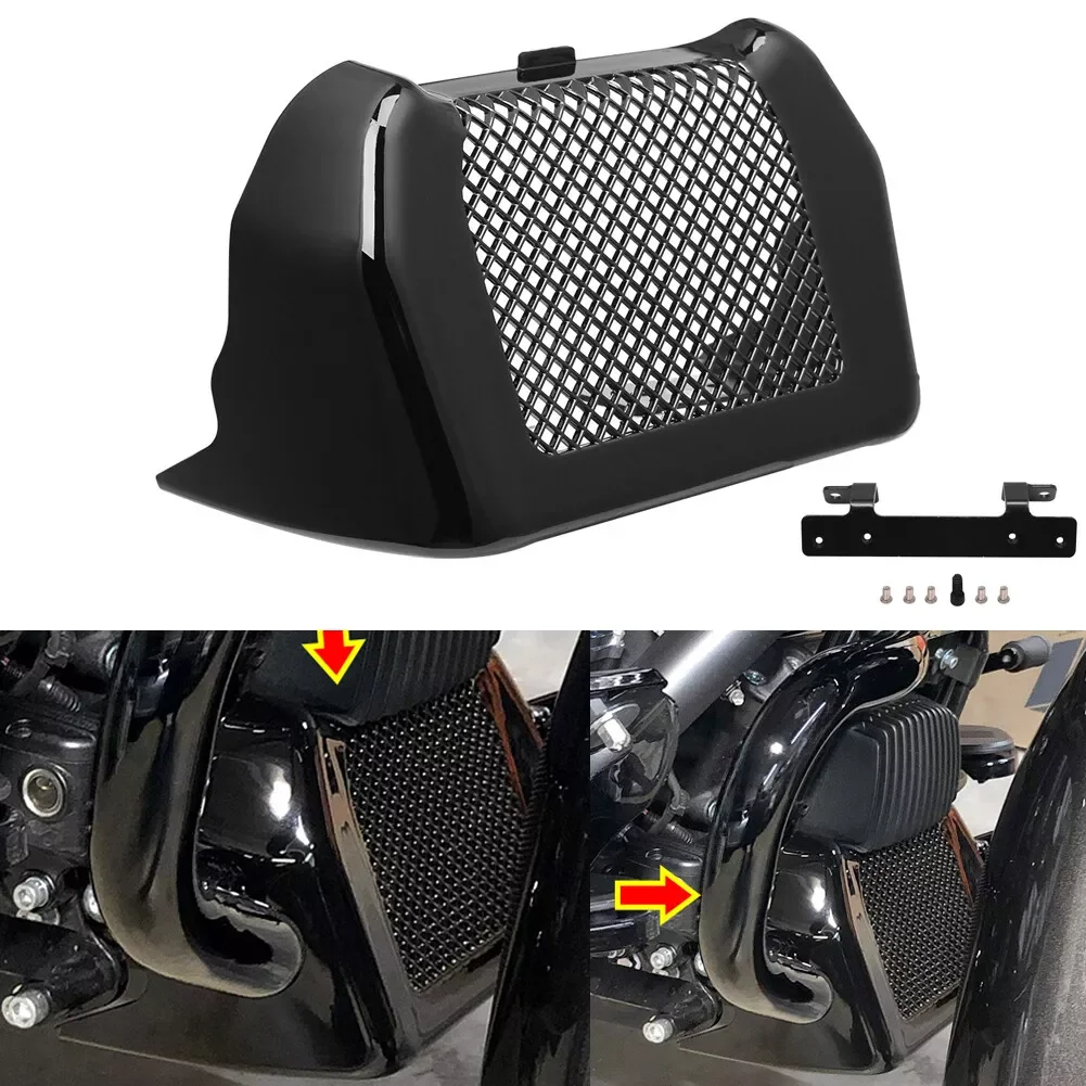 

Крышка масляного радиатора мотоцикла с кронштейном для Harley Road Street Glide FLHRC FLHX FLHXS FLTRX FLTRXS 2017-2021