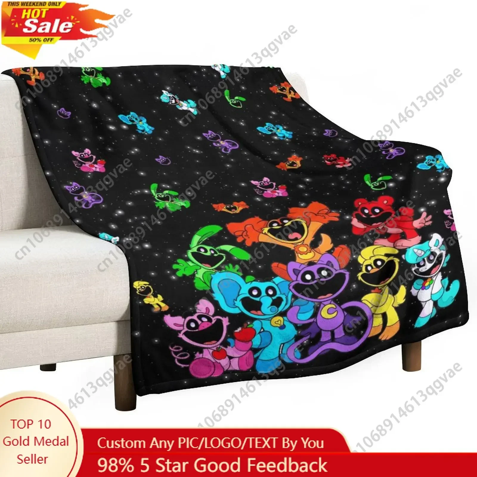 Critters Game Cartoon Guest Blankets Are Soft Comfortable and Warm Perfect for Winter Naps Homes Offices Travel Camping and More