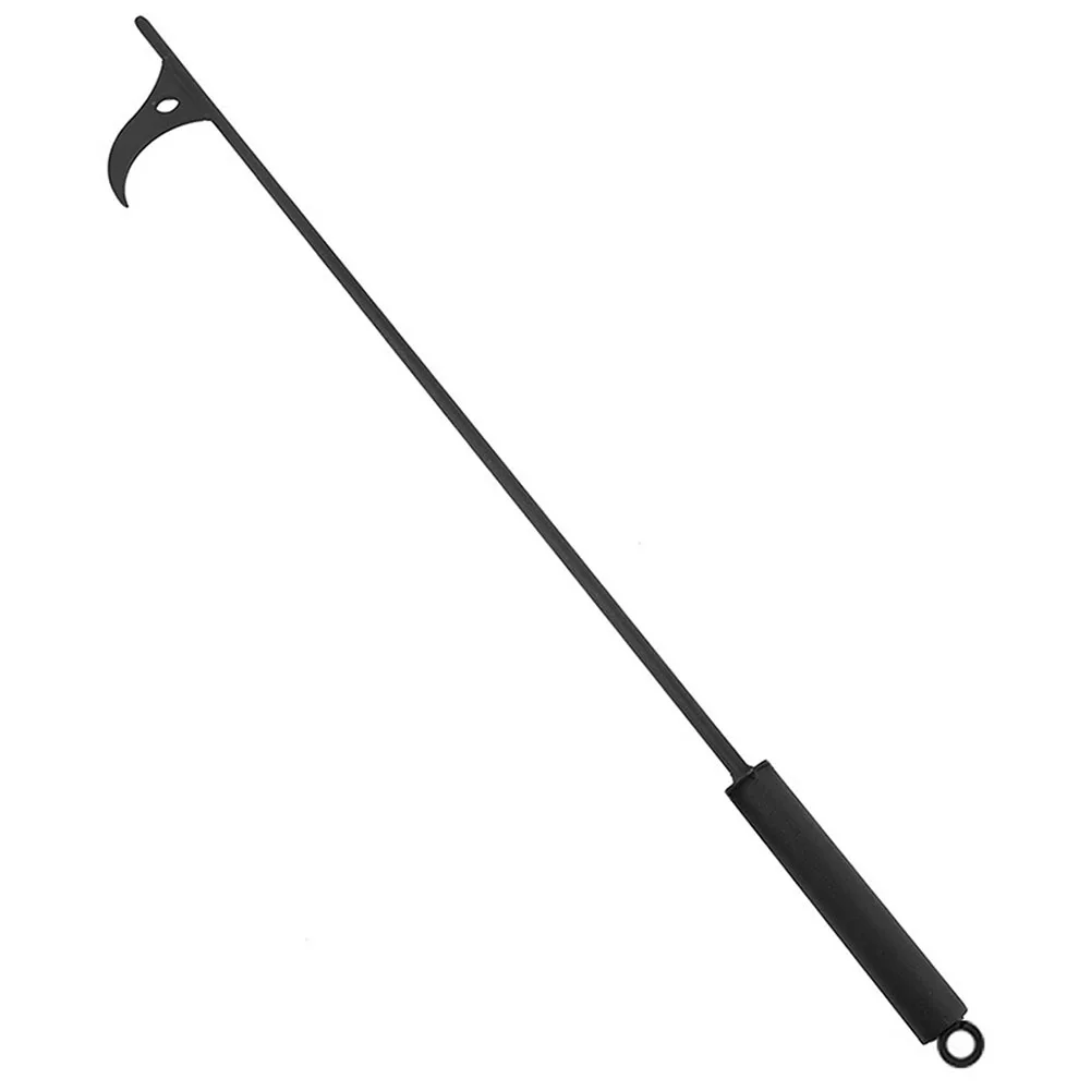 for versatile Fireplace Hook Designed for Indoor and Outdoor Use Made of Solid Steel for ideal for Fireplaces Fire Pits Wood