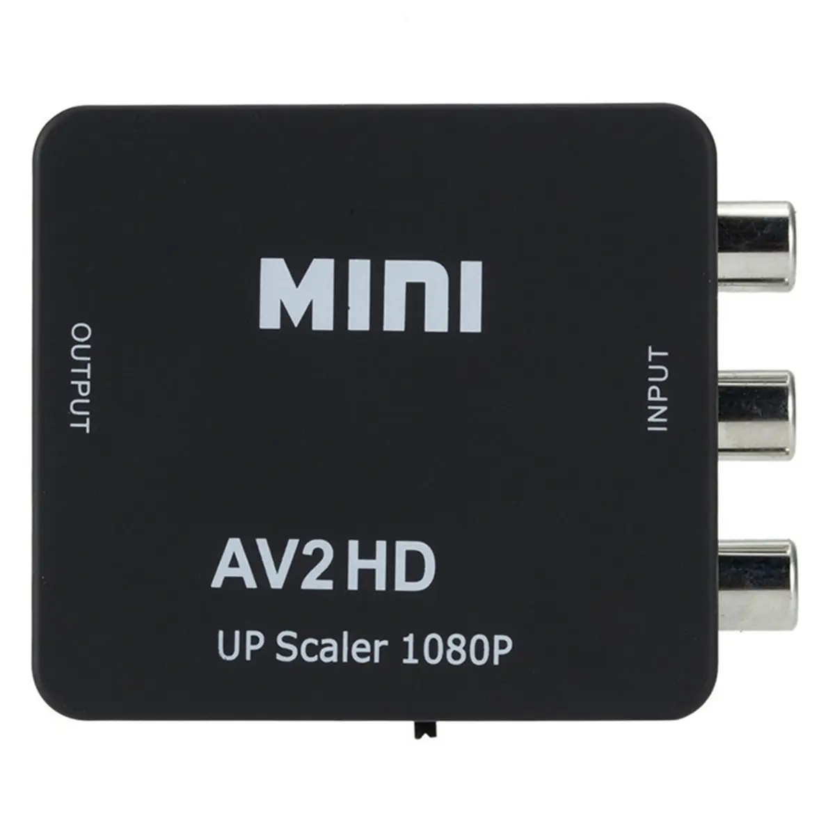 ABAN  AV to -Compatible Converter AV/CVSB L/R Video Box 1080P 1920x1080 AV2 -Compatible Support NTSC PAL Output A