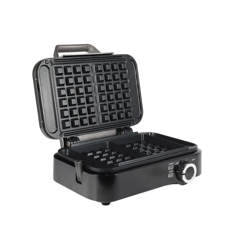 Commercial electric Belgian waffle maker, portable honeycomb press for restaurant and family breakfast snacks