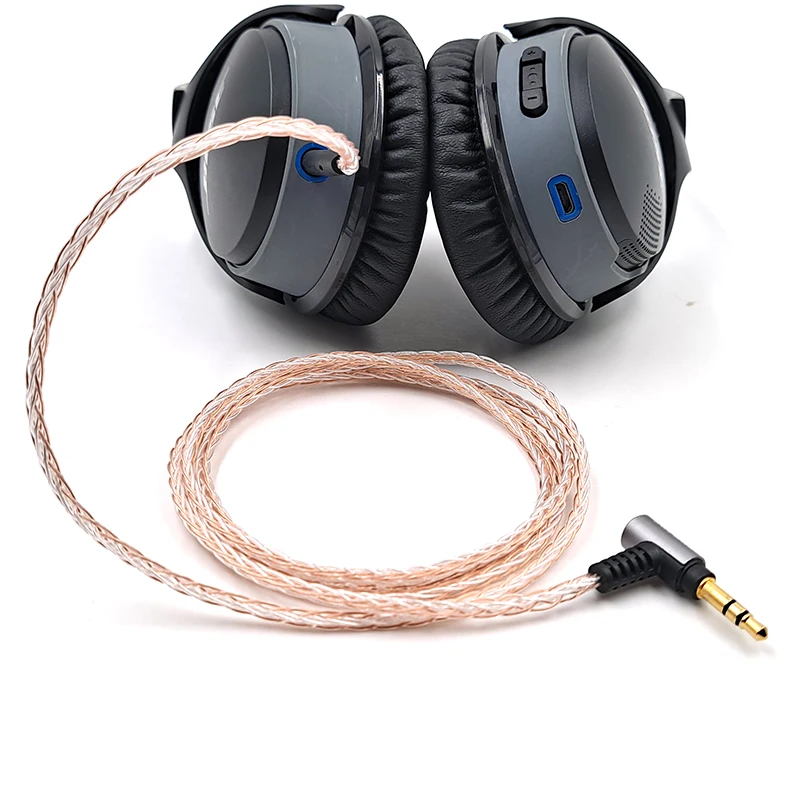 استبدال كابل 3.5 مللي متر ستيريو إلى 2.5 مللي متر أنثى ل BOSE AKG Sennheiser beyerالديناميكي الإبداعية Live2 QC25 QC35 PXC550 DT240pro سماعة