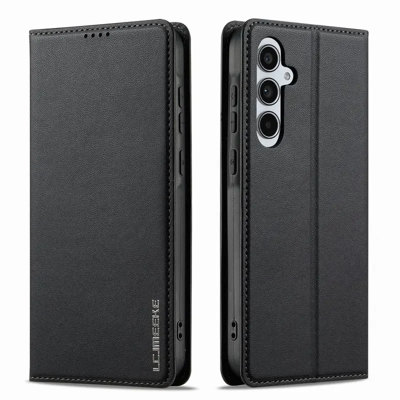 Magnetic Case for Samsung Galaxy A16 5G Luxury Leather Wallet Flip Cover for Samsung A16 A 16 Phone Book Case Stand Coque Capa
