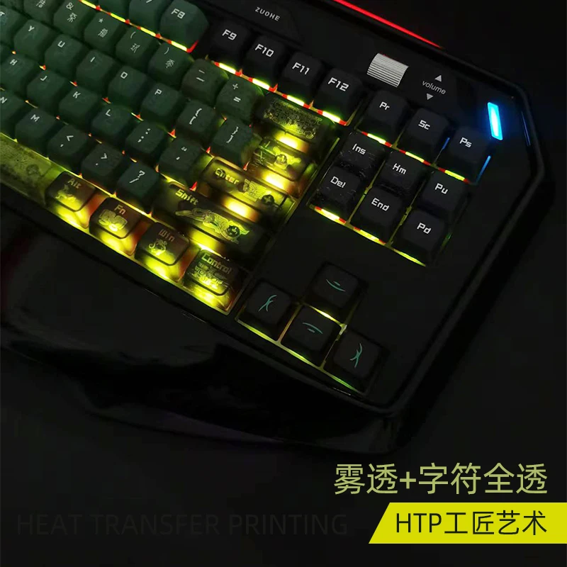 كومة موضوع keycap خمسة جوانب التسامي غطاء لوحة المفاتيح الميكانيكية MDA ارتفاع 119 مفاتيح #3