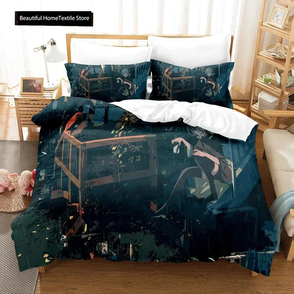 

Anime Lycoris Recoil 3D NEW Duvet Cover Pillowcase Bedding Set Adult Boy Girl Bedroom Decoration Children Single Double Large