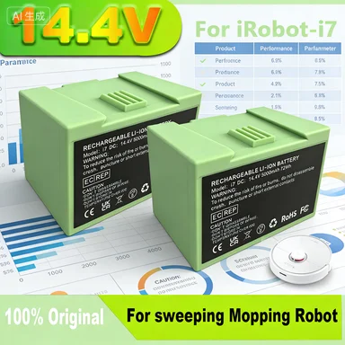Diwiter Battery for iRobot Roomba i7 i7+ 7150 7158 7556 7558 i3 i3+ i4 i4+ i8 i8+ and e5 e6 5150 6198 Replacement Battery