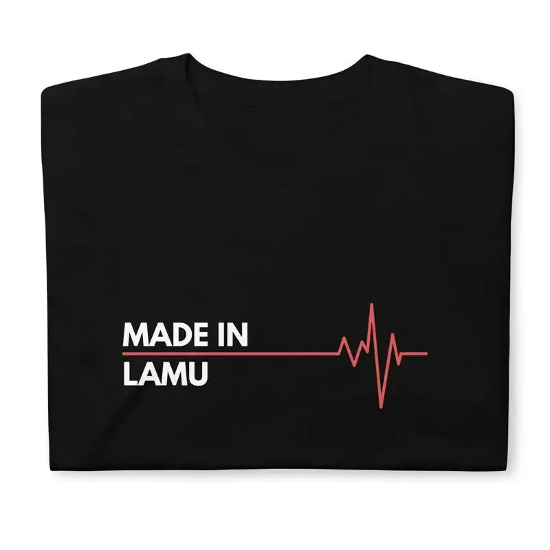 Made In Lamu Kenya Africa Place Of Birth Hometown T-Shirt