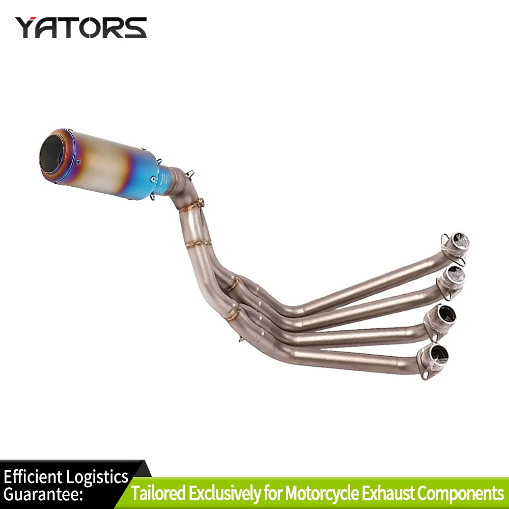 

Exhaust Systems For Honda CB650F CB650R 2014-2025 CBR650 Exhaust Front Pipe Muffler Full System Exhausts Pipes
