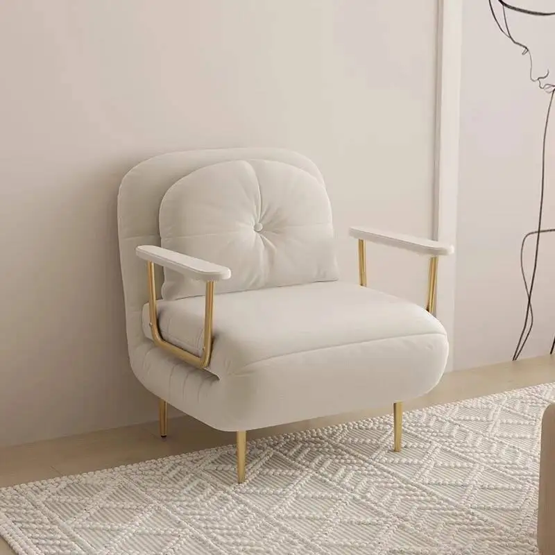 أرائك غرفة المعيشة الفرنسية الذراع أنيقة وعصرية ولطيفة ومتعددة الوظائف وسرير أريكة مريح ومريح من Canapé أثاث منزلي قابل للتحويل #1