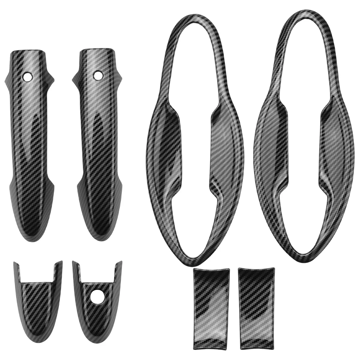 

Car Front Door Handles Cover Trim Carbon Fiber Door Handle Bowl for Honda HRV HR-V Vezel 2014-2017 Car Exterior Styling