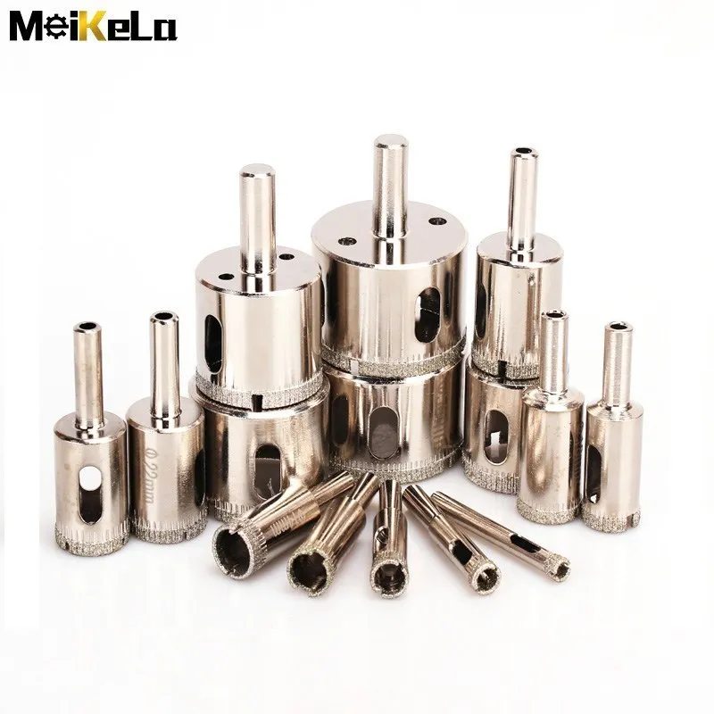 Imagem -02 - Meikela Peça Mm200 mm Diamante Revestido Broca Telha de Vidro de Mármore Cerâmica Buraco Viu Bocados de Perfuração para Ferramentas Elétricas